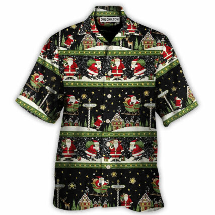 Christmas Santa Claus Big Night - Hawaiian Shirt - Owl Ohh - Owl Ohh