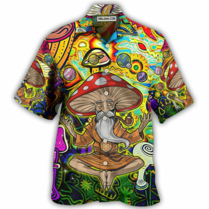 Hippie Mushroom Witch Colorful - Hawaiian Shirt - Owl Ohh - Owl Ohh