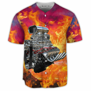 Hot Rod Loving The Road And Fire - Baseball Jersey - Owl Ohh - Owl Ohh