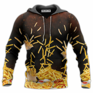 Food French Fries Fast Food Delicious - Hoodie - Owl Ohh - Owl Ohh
