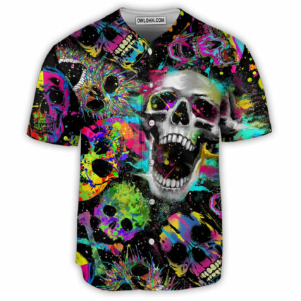Skull Scare Style - Baseball Jersey - Owl Ohh - Owl Ohh
