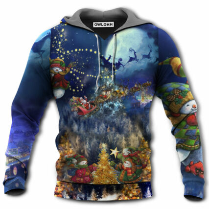 Christmas Family In Love Night - Hoodie - Owl Ohh - Owl Ohh