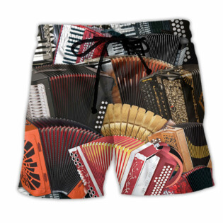 Accordion A Gentleman Is Someone Who Can Play The Accordion - Beach Short - Owl Ohh - Owl Ohh