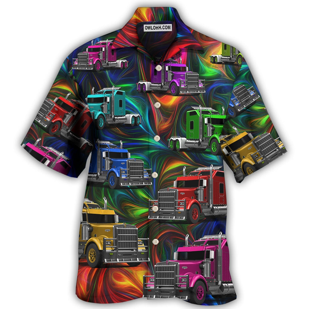 Truck Amazing Colorful Life - Hawaiian Shirt - Owl Ohh - Owl Ohh