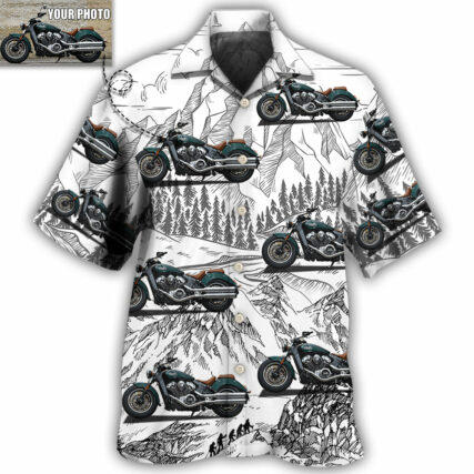 Motorcycle My Sweet Lover Custom Photo - Hawaiian Shirt - Owl Ohh - Owl Ohh