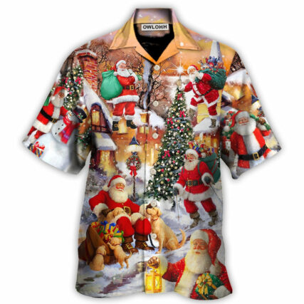 Christmas Santa Claus Story In The Town Gift For Xmas - Hawaiian Shirt - Owl Ohh - Owl Ohh