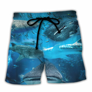 Shark - Swim With Whale Sharks - Beach Short - Owl Ohh - Owl Ohh