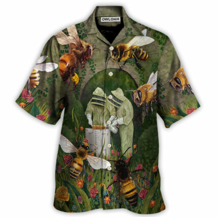 Bee Alert Beekeeper Vintage Style - Hawaiian Shirt - Owl Ohh - Owl Ohh