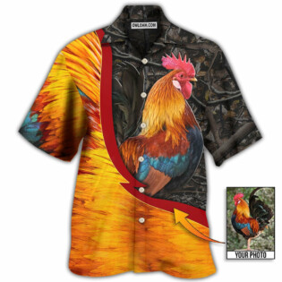 Chicken Rooster Beautiful Style Custom Photo - Hawaiian Shirt - Owl Ohh - Owl Ohh