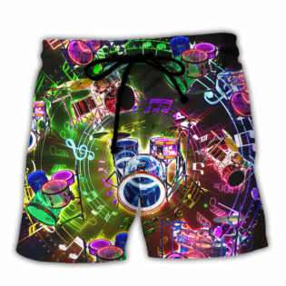 Drum It's Not A Hobby It's A Cool Lifestyle - Beach Short - Owl Ohh - Owl Ohh