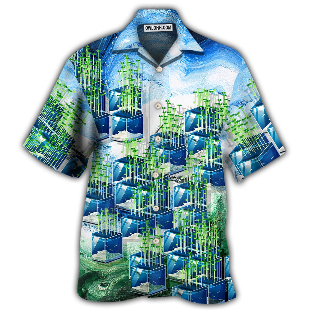 Farm Aquaponics - The Future Farm - Hawaiian Shirt - Owl Ohh - Owl Ohh