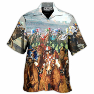 Horse Racing You Have The Best Seat - Hawaiian Shirt - Owl Ohh - Owl Ohh