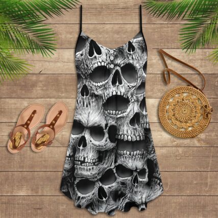 Skull No Fear No Pain - Summer Dress - Owl Ohh - Owl Ohh