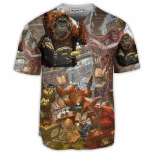 Book Librarian Funny Style - Baseball Jersey - Owl Ohh - Owl Ohh