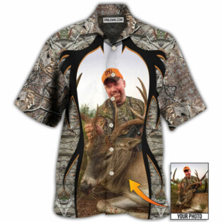 Hunting Lover Cool Pattern Custom Photo - Hawaiian Shirt - Owl Ohh - Owl Ohh