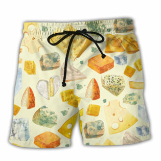 Food Cheese Beautiful Life - Beach Short-Owl Ohh