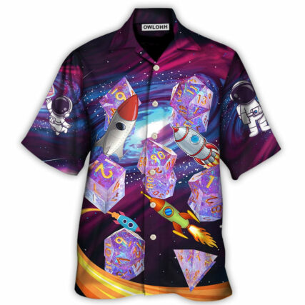 D20 Galaxy Where Are Space Ship Going - Hawaiian Shirt - Owl Ohh - Owl Ohh