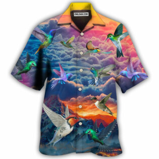 Hummingbird Amazing In The Dream Sky - Hawaiian Shirt - Owl Ohh - Owl Ohh
