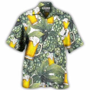 Beer Craft Beer And Hops - Hawaiian Shirt - Owl Ohh - Owl Ohh