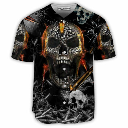 Skull Oh My Skull - Baseball Jersey - Owl Ohh - Owl Ohh