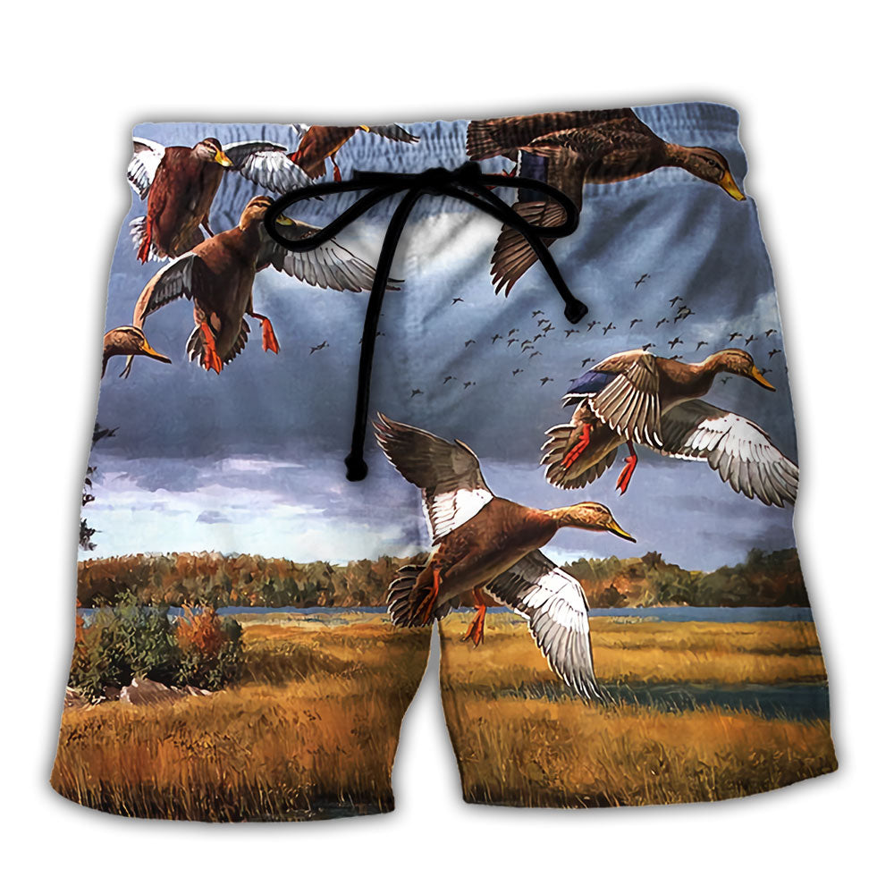Duck Hunting Classic Cool - Beach Short - Owl Ohh - Owl Ohh