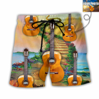 Guitar Various Style Custom Photo - Beach Short - Owl Ohh - Owl Ohh