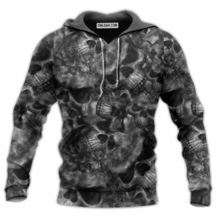 Skull Life's True Face Is The Skull - Hoodie - Owl Ohh - Owl Ohh