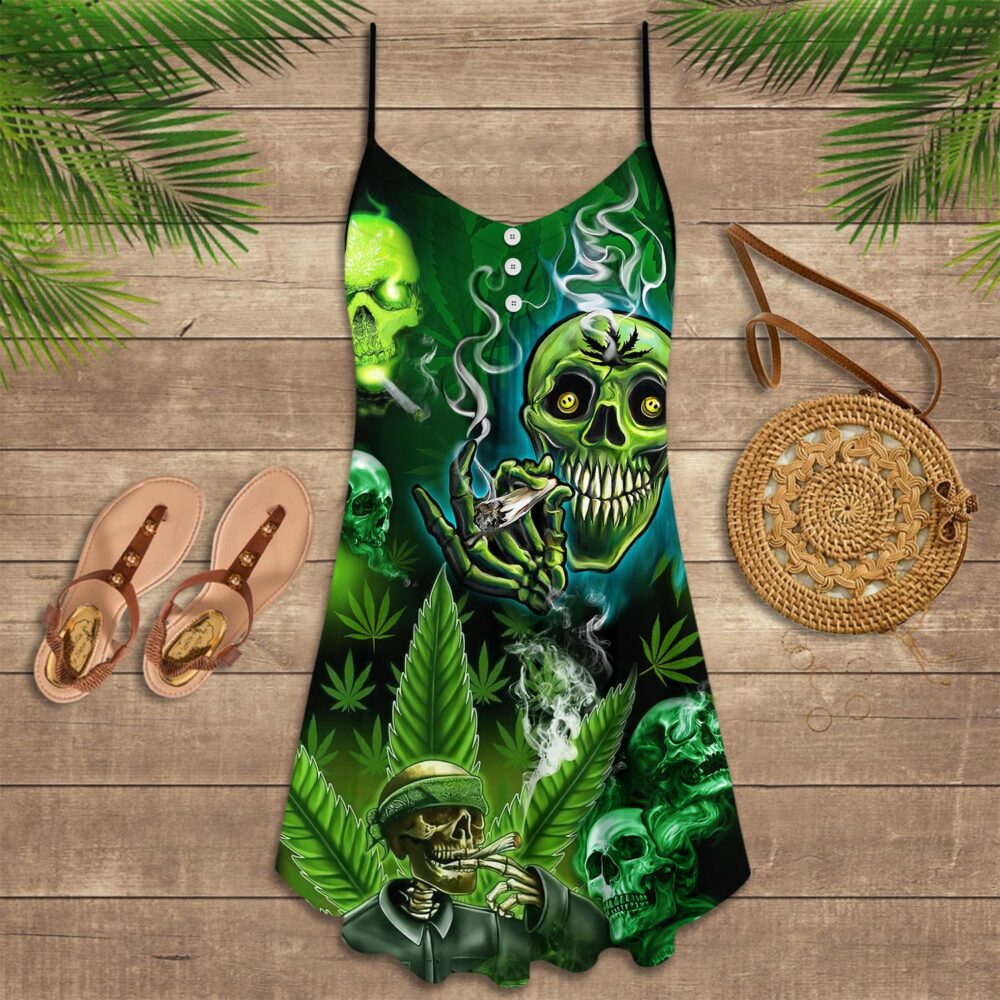 Skull So High Smoke - Summer Dress - Owl Ohh - Owl Ohh