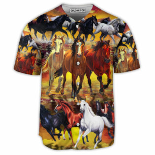 Horse Life Is Better With A Horse - Baseball Jersey - Owl Ohh - Owl Ohh