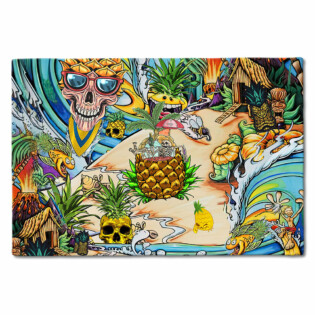 Skull Pineapple Fruit Amazing - Doormat - Owl Ohh - Owl Ohh