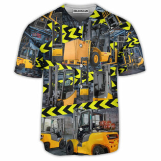 Truck Be Careful For Yellow Klift Trucks Are Coming Here - Baseball Jersey - Owl Ohh - Owl Ohh