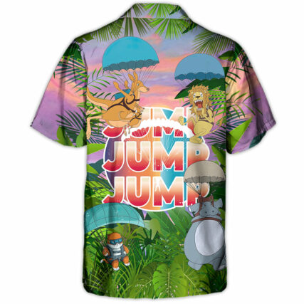 Parasailing Don't Scare Jump Jump Jump - Hawaiian Shirt - Owl Ohh-Owl Ohh