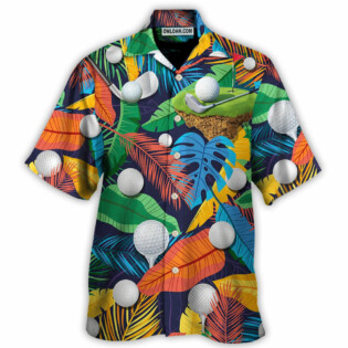 Golf Funny It Takes A Lot Of Balls To Golf The Way I Do Tropical Golf Lover - Hawaiian Shirt - Owl Ohh-Owl Ohh