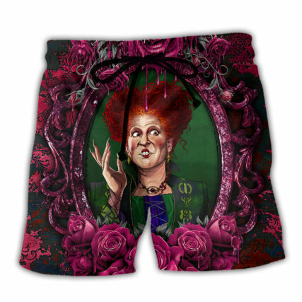 Halloween - Horror Scary Sister Witches Winifred - Beach Short - Owl Ohh - Owl Ohh