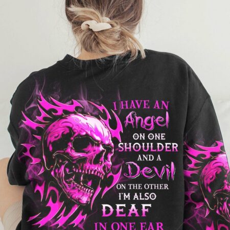 I HAVE AN ANGEL AND A DEVIL ALL OVER PRINT - YHHN2912222