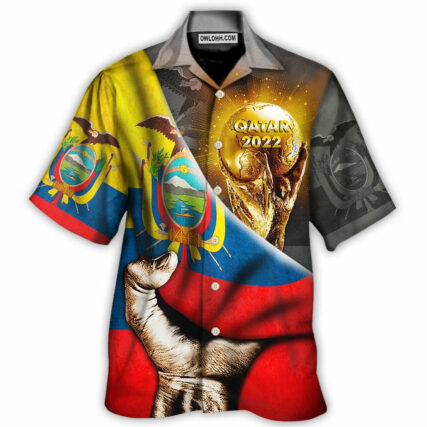 World Cup Qatar 2022 Ecuador Will Be The Champion - Hawaiian Shirt - Owl Ohh - Owl Ohh