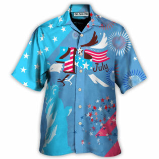 America Independence Happy Day Fourth Of July - Hawaiian Shirt - Owl Ohh - Owl Ohh