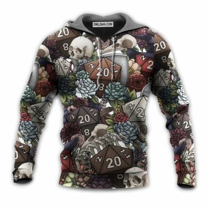 D20 Dice Dark Vibe - Hoodie - Owl Ohh - Owl Ohh