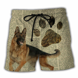 German Shepherd My Cool Dog Various Style - Beach Short - Owl Ohh - Owl Ohh