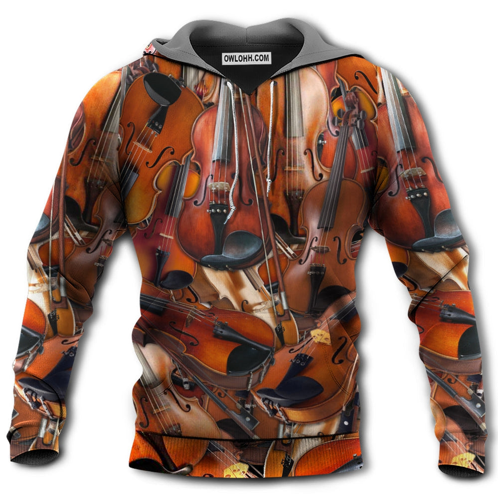 Violin The Instrument For Intelligent People - Hoodie - Owl Ohh - Owl Ohh