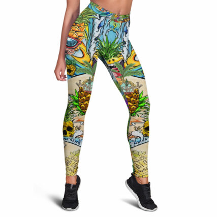 Skull Pineapple Fruit Amazing - Legging - Owl Ohh - Owl Ohh
