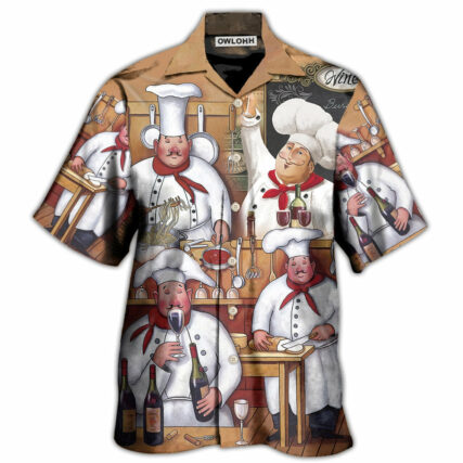 Chef The Best Master Cooking Vintage Style - Hawaiian Shirt - Owl Ohh - Owl Ohh