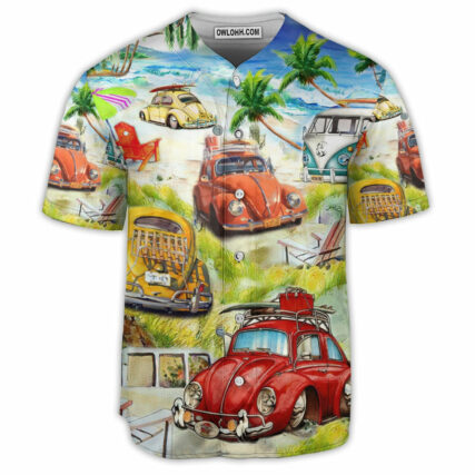 Camping Life Style Love Beach - Baseball Jersey - Owl Ohh - Owl Ohh