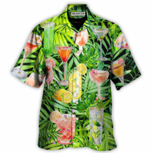 Cocktail Classy Tropical Summer - Hawaiian Shirt - Owl Ohh for men and women, kids - Owl Ohh