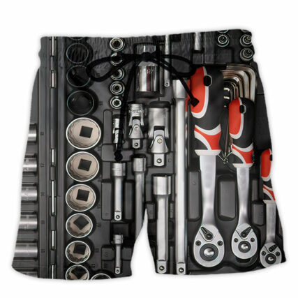 Mechanic Toolbox Amazing Style - Beach Short - Owl Ohh - Owl Ohh