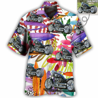 Motorcycle My Sweet Lover Custom Photo - Hawaiian Shirt - Owl Ohh - Owl Ohh