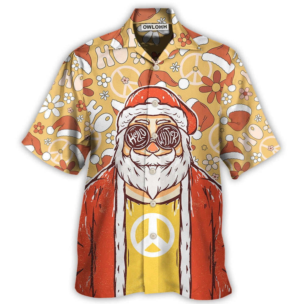 Christmas Santa Cutie Hippie Groovy - Hawaiian Shirt - Owl Ohh - Owl Ohh