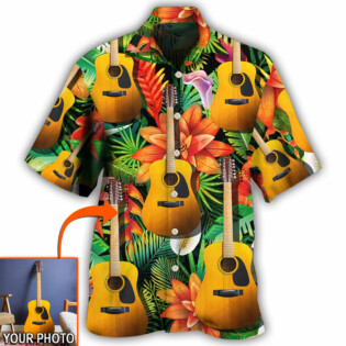 Guitar Various Style Tropical Custom Photo - Hawaiian Shirt - Owl Ohh - Owl Ohh