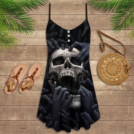 Skull Love Darkness Style - Summer Dress - Owl Ohh - Owl Ohh