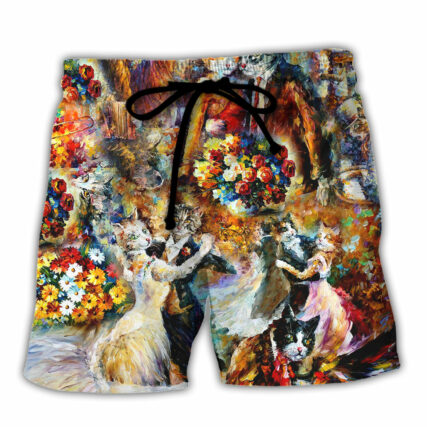 Cat Sound Of The Dance - Beach Short - Owl Ohh - Owl Ohh